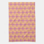 Roze christelijk kruis theedoek (Verticaal)