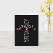 Roze Christelijke borstkanker Kruisreligie Bijbel Kaart (Gele Bloem)