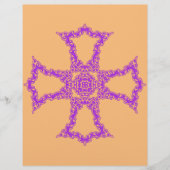 Roze Christelijke kruis Flyer (Voorkant)