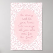 Roze Christelijke Wall Decor Afbeelding Moderne Ka Poster (Voorkant)