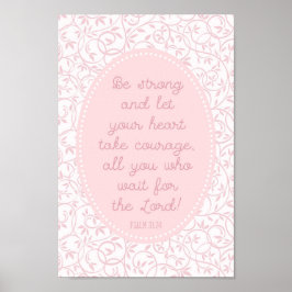 Roze Christelijke Wall Decor Afbeelding Moderne Ka Poster