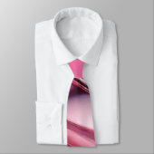 Roze chroom paarse vloeiende golven stropdas (Gebonden)