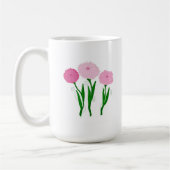 Roze Chrysanten Koffiemok (Links)