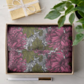 Roze chrysanthemum bloemen tissuepapier (Geschenk)