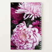 Roze Chrysanthemum Blooms Floral Notitieboek (Achterkant)
