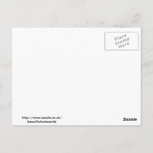 Roze CHRYSANTHEMUM Briefkaart (Achterkant)