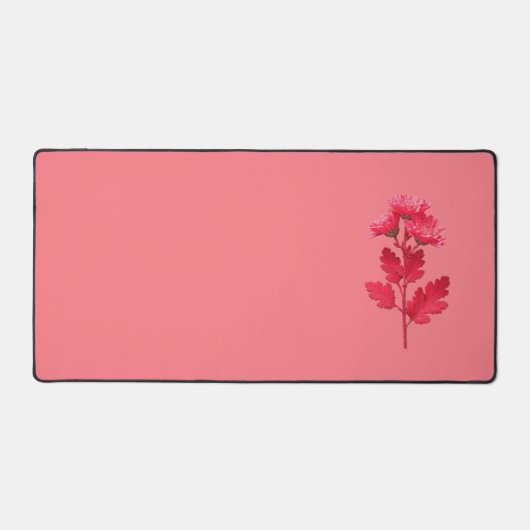 Roze Chrysanthemum Bureaumat (Voorkant)