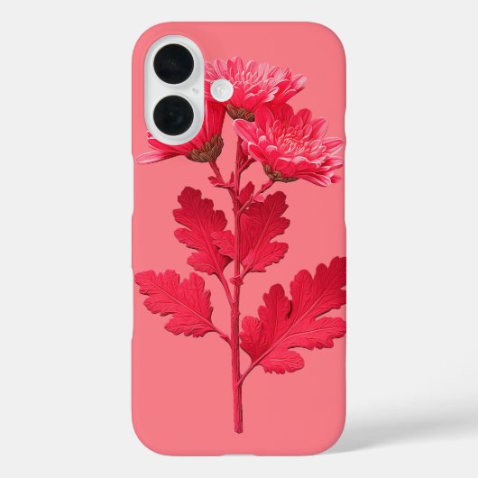 Roze Chrysanthemum Case-Mate iPhone Case (Achterkant)