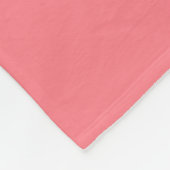 Roze Chrysanthemum Fleece Deken (Hoek)
