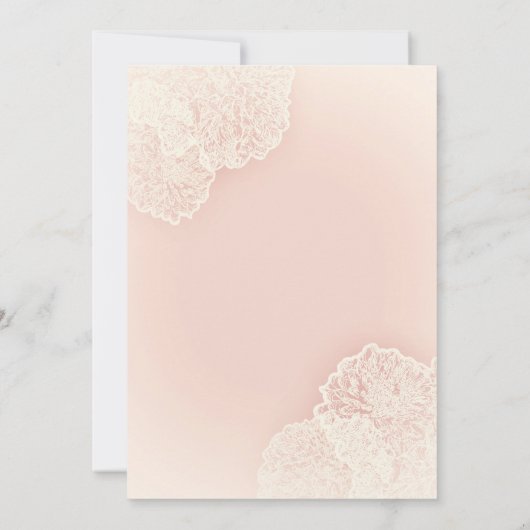 Roze chrysanthemum Floral sla de datum op Save The Date (Achterkant)