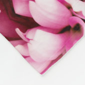 Roze Chrysanthemum Flower Fleece Deken (Hoek)