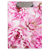 Roze Chrysanthemum Flower Klembord (Voorkant)