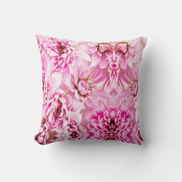 Roze Chrysanthemum Flower Kussen