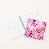 Roze Chrysanthemum Flower Notitieboek (Binnen)