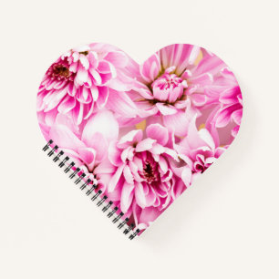 Roze Chrysanthemum Flower Notitieboek