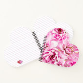 Roze Chrysanthemum Flower Notitieboek (Binnen)