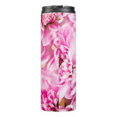 Roze Chrysanthemum Flower Thermosbeker (Achterkant)