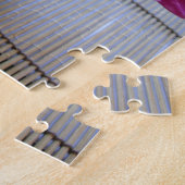 roze chrysanthemum in bevroren stijl legpuzzel (Zijkant)