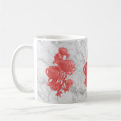 Roze Chrysanthemum Koffiemok (Links)