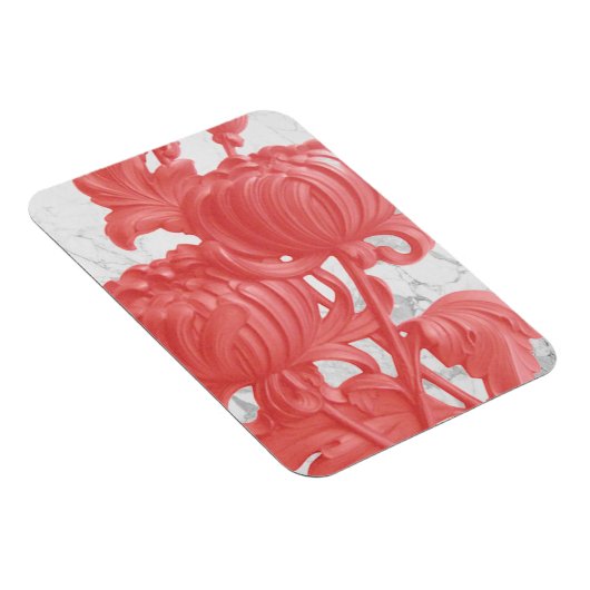 Roze Chrysanthemum Magneet (Rechterzijde)