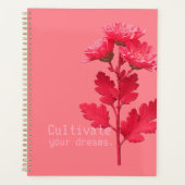 Roze Chrysanthemum Planner (Voorkant)