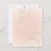 Roze Chrysanthemum Tafel Nummerkaarten Kaart (Achterkant)