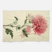 roze chrysanthemum ventilator theedoek (Horizontaal)