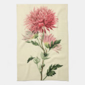  roze chrysanthemum ventilator theedoek (Verticaal)