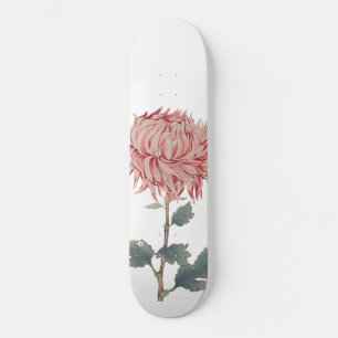 Roze Chrysanthemum Wereldbol Flower Skateboard