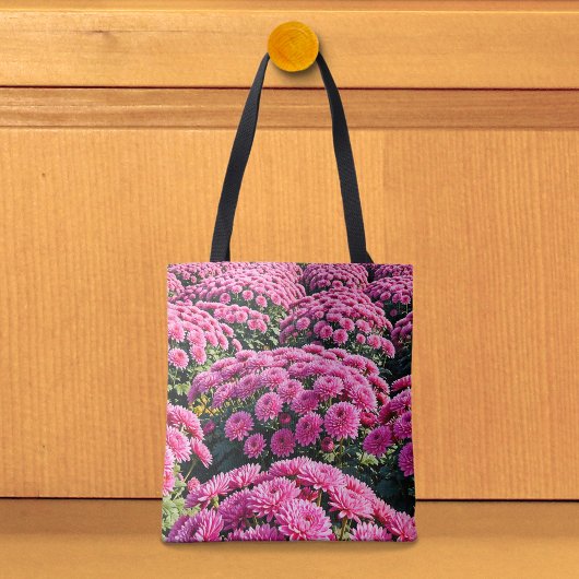 Roze Chrysanthemums Boodschappentas Tote Bag