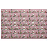  roze chums stof (Fat Quarter)