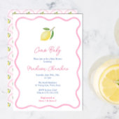  Roze Ciao Baby Lemon Girl Baby shower Kaart