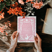 Roze Cielito Lindo Baby shower Uitnodiging