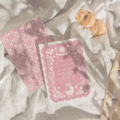 Roze Cielito Lindo Baby shower Uitnodiging