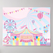 Roze Circus Poster (Voorkant)