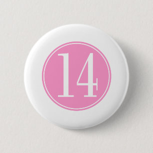 Roze cirkel #14 ronde button 5,7 cm