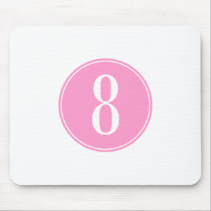 Roze cirkel #8 muismat