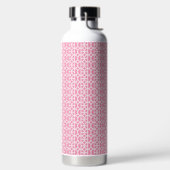 Roze Cirkelpatroon Waterfles (Links)