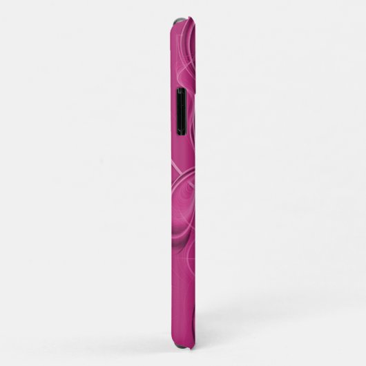 Roze cirkels Abstract ontwerp Case-Mate iPhone Case (Achterkant/rechts)