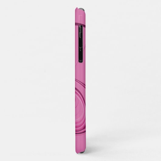 Roze cirkels Abstract ontwerp Case-Mate iPhone Case (Achterkant/links)