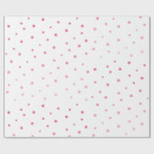 Roze cirkels cadeaupapier (Vlak)