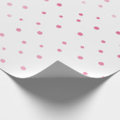 Roze cirkels cadeaupapier (Hoek)