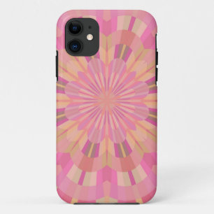 Roze cirkels iPhone 11 hoesje