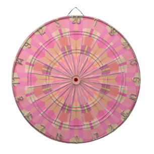 Roze cirkels dartbord