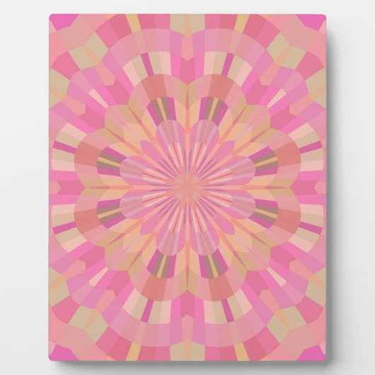 Roze Cirkels Fotoplaat (Voorkant)
