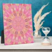 Roze Cirkels Fotoplaat (Zijkant)