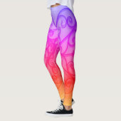 roze cirkels leggings (Links)