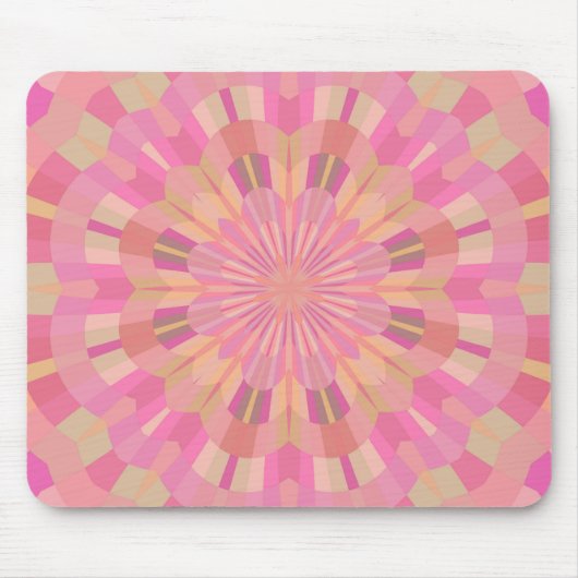 Roze cirkels muismat (Voorkant)