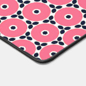 Roze cirkels patroon bureaumat (Hoek)