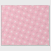 Roze cirkels patroon cadeaupapier (Vlak)
